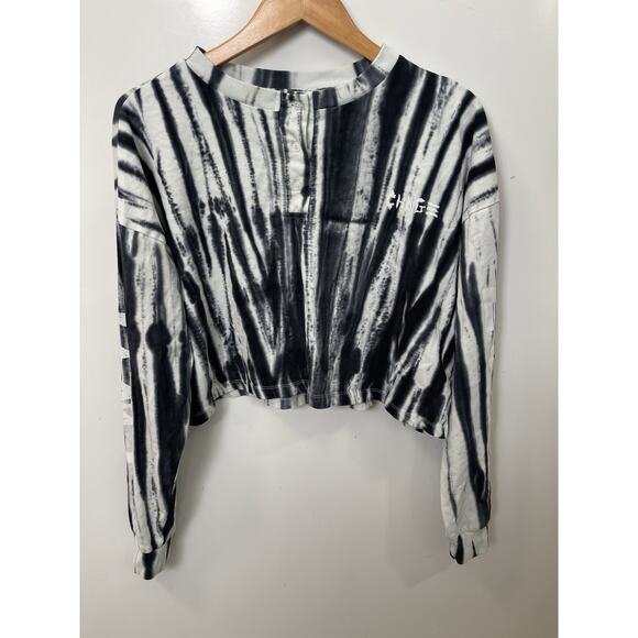 CHNGE tie-dye Cropped long sleeve shirt M - Picture 1 of 7